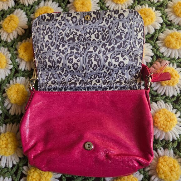 Coach Poppy Pink Liquid Gloss Purse - Picture 12 of 14